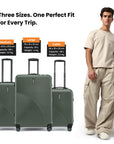 HRX by Hrithik Roshan Hard Body Set of 2 Luggage 8 Wheels - Glide