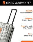 HRX by Hrithik Roshan  Small Cabin Suitcase (56 cm) 8 Wheels - Force