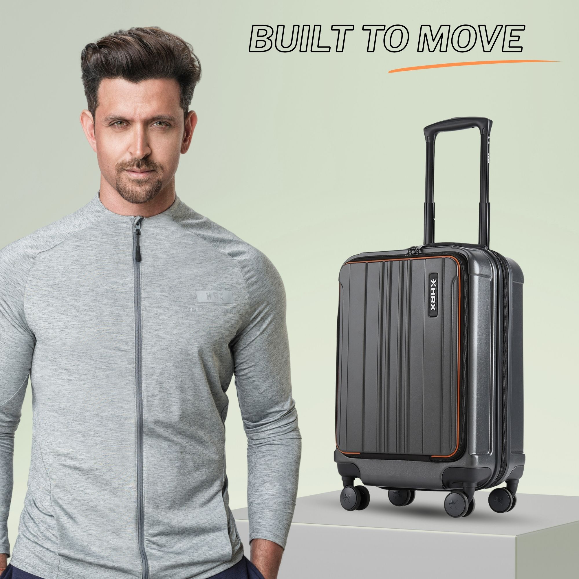 HRX Force Urban Trolley with Laptop Compartment