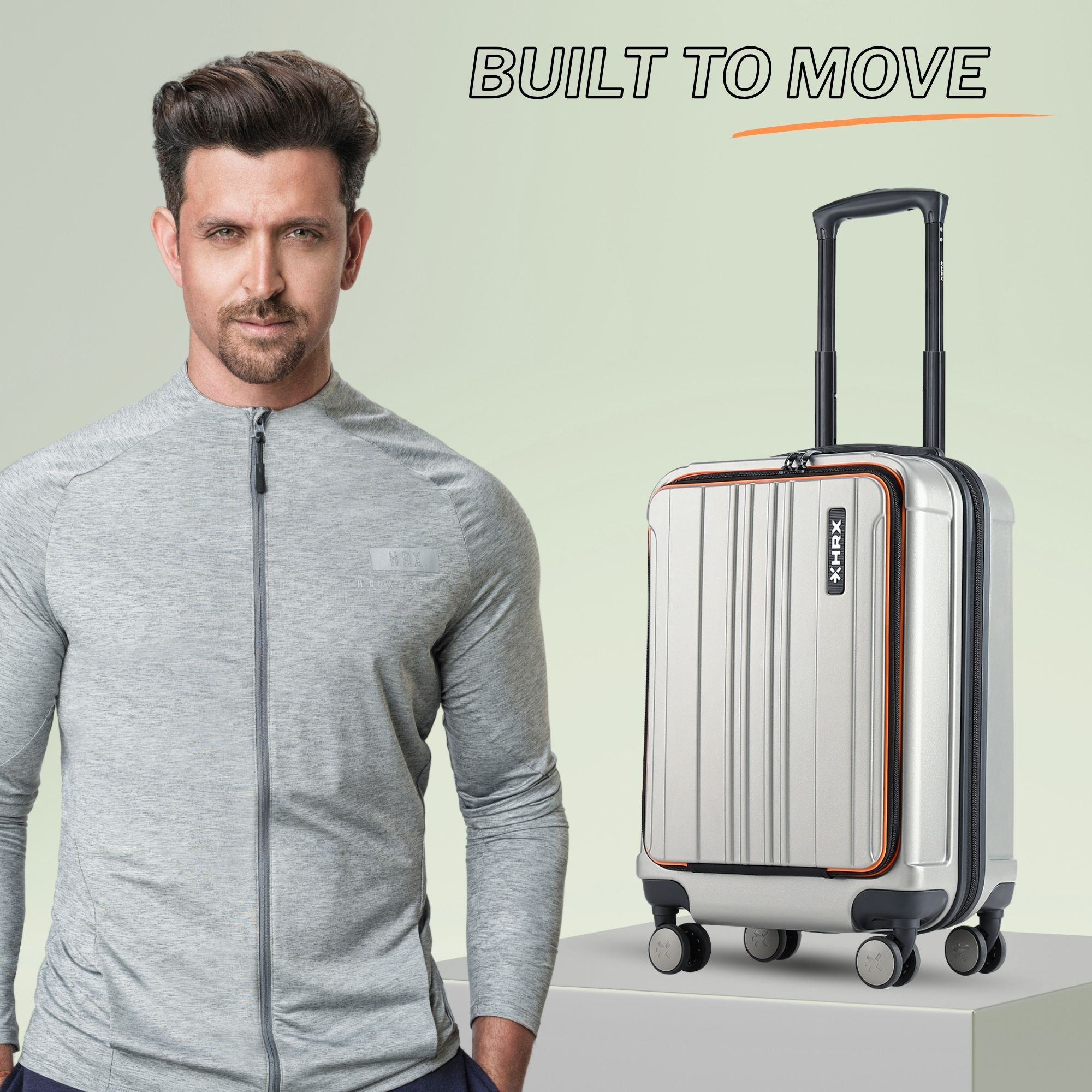 HRX Force Urban Trolley with Laptop Compartment