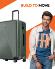 HRX by Hrithik Roshan Hard Body Set of 2 Luggage 8 Wheels - Glide