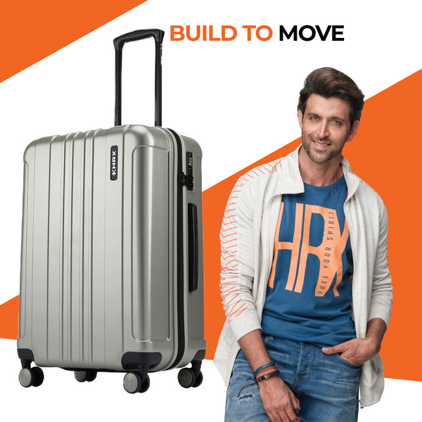 HRX by Hrithik Roshan Medium Check-in Suitcase (65 cm) 8 Wheels - Force
