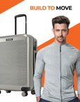 HRX by Hrithik Roshan  Medium Check-in Suitcase (65 cm) 8 Wheels - Grit