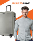 HRX by Hrithik Roshan Hard Body Set of 2 Luggage 8 Wheels - Grit