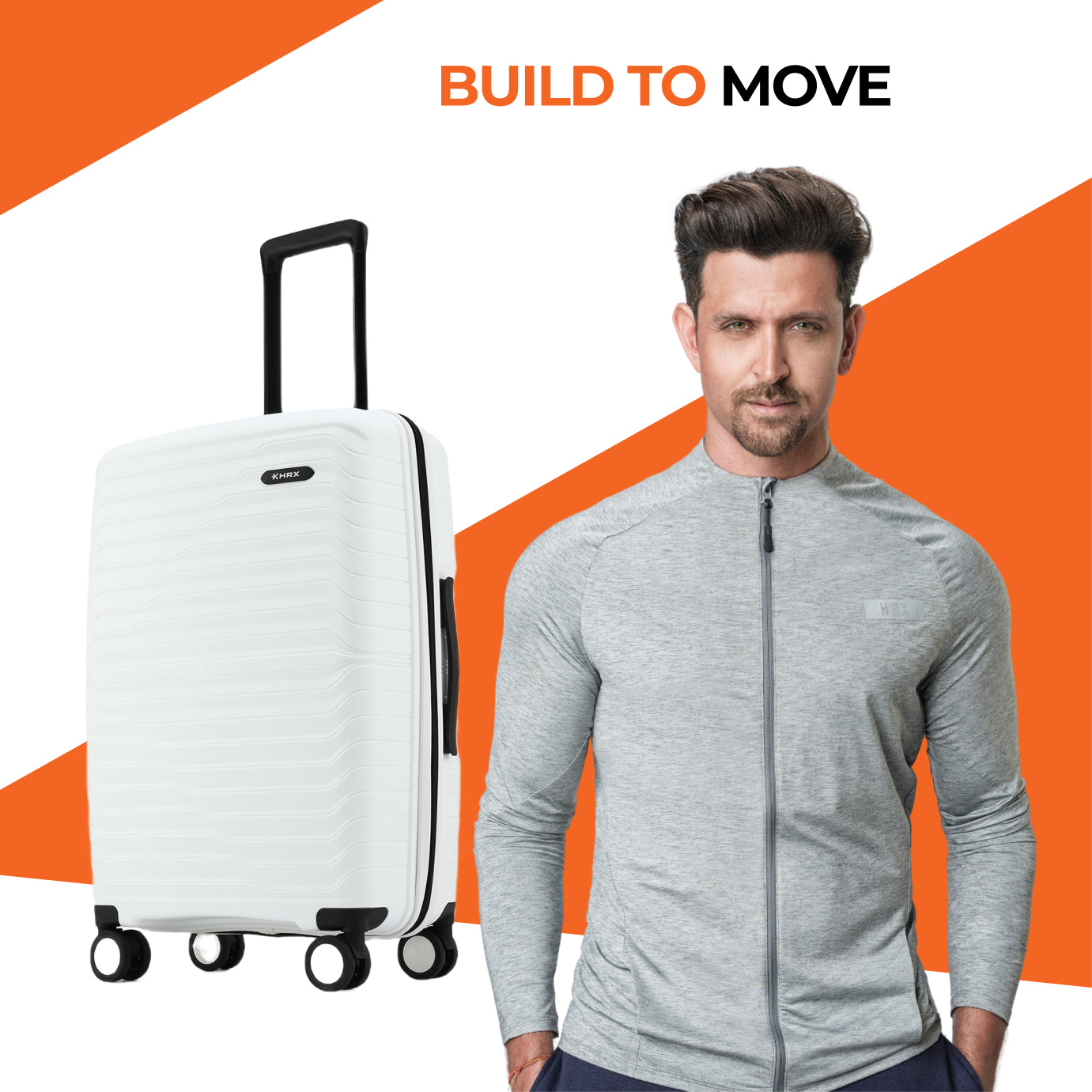 HRX by Hrithik Roshan  Small Cabin Suitcase (56 cm) 8 Wheels - Kyoto
