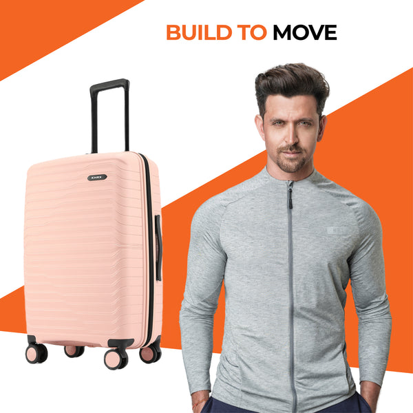 HRX by Hrithik Roshan Hard Body Set of 2 Luggage 8 Wheels - Kyoto