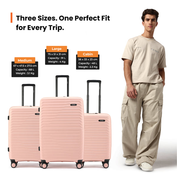 HRX by Hrithik Roshan Small Cabin Suitcase (56 cm) 8 Wheels - Kyoto