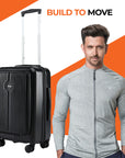 HRX by Hrithik Roshan  Laptop Cabin Small Suitcase 8 Wheels - Urban Traveller