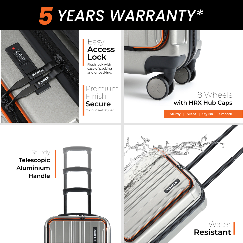 HRX Force Urban Trolley with Laptop Compartment