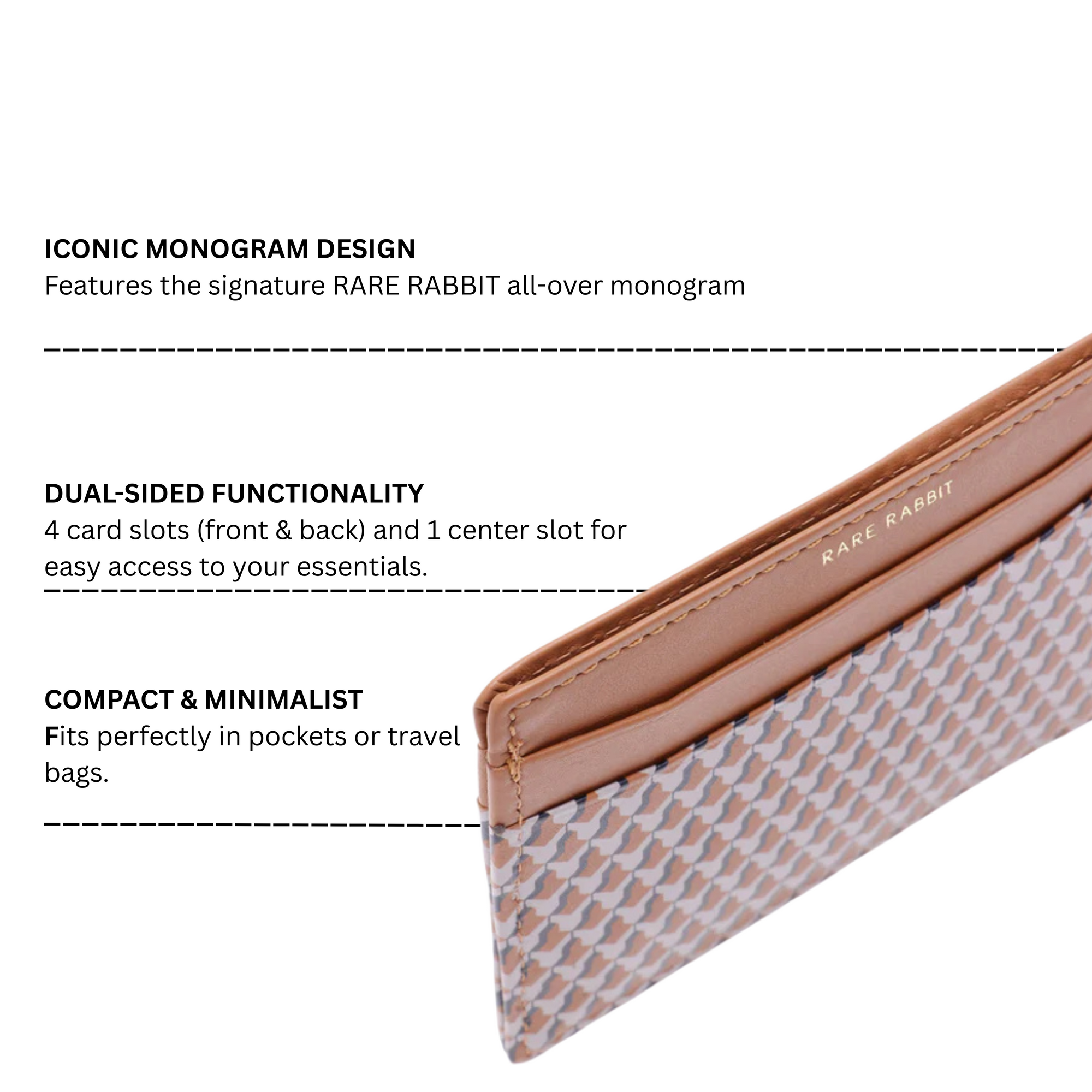 Rare Rabbit Drac (Leather) Card Holder-Slim Fold