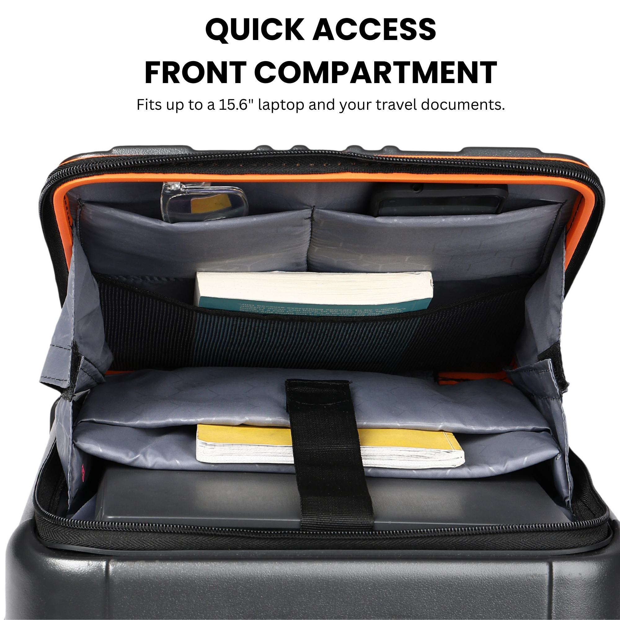 HRX Force Urban Trolley with Laptop Compartment