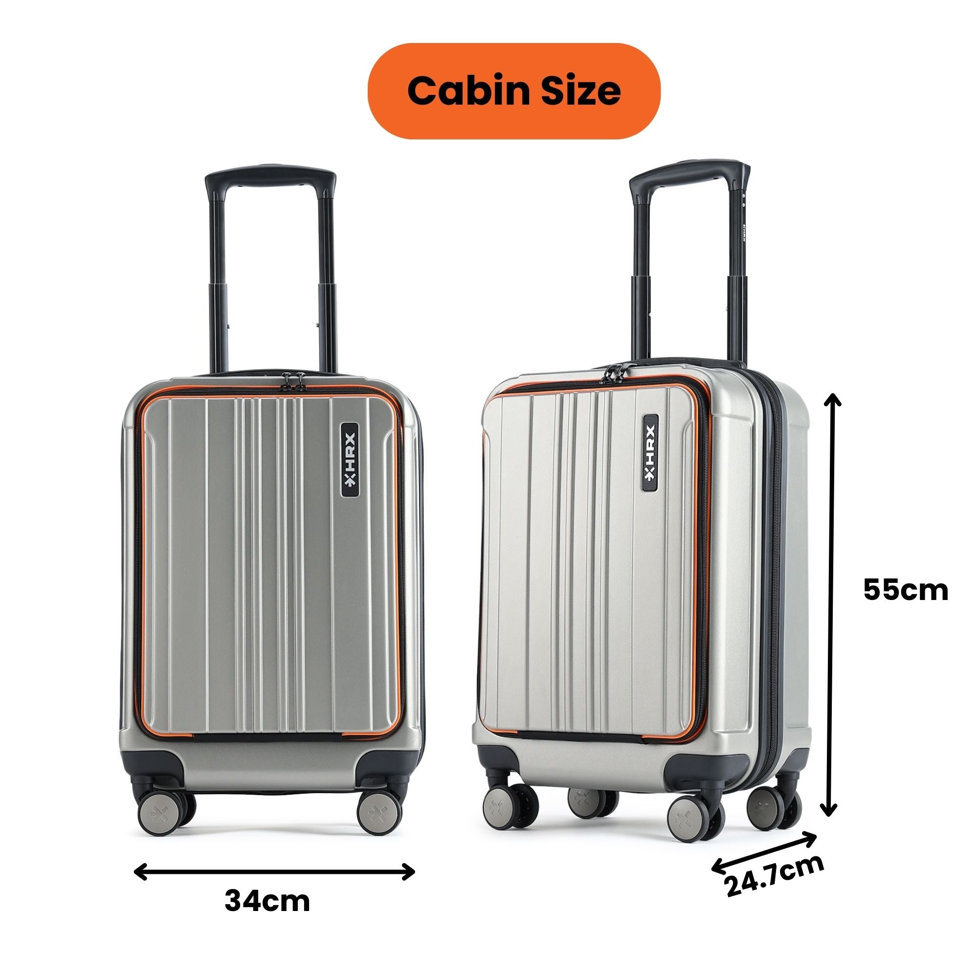 HRX Force Urban Trolley with Laptop Compartment