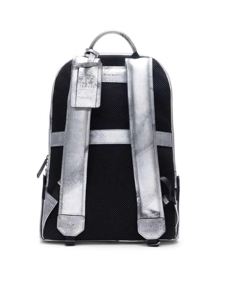 Rare Rabbit Arte (Leather) Backpack-One Size-Metalic Foil