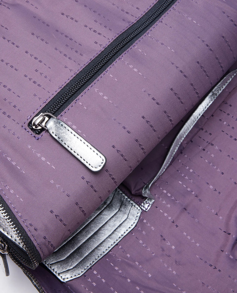 Rare Rabbit Arte (Leather) Backpack-One Size-Metalic Foil