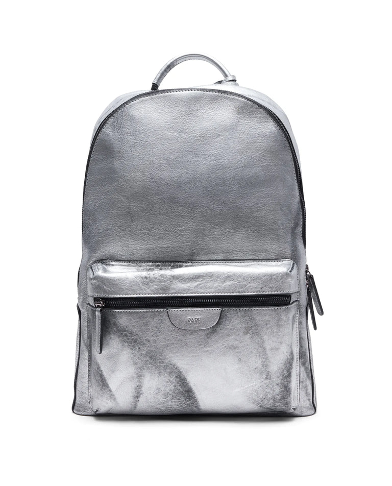 Rare Rabbit Arte (Leather) Backpack-One Size-Metalic Foil