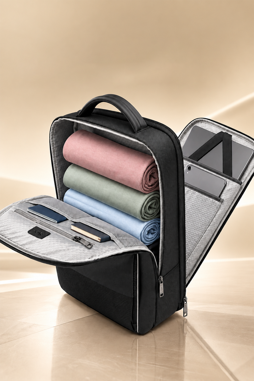 Anti-scratch compartment technology icon