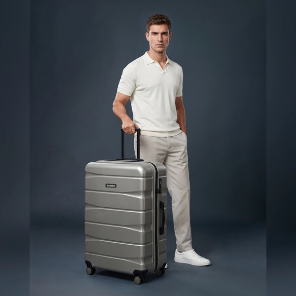 HRX Brute Medium Check-in Suitcase (65 cm) 8 Wheels - Polycarbonate