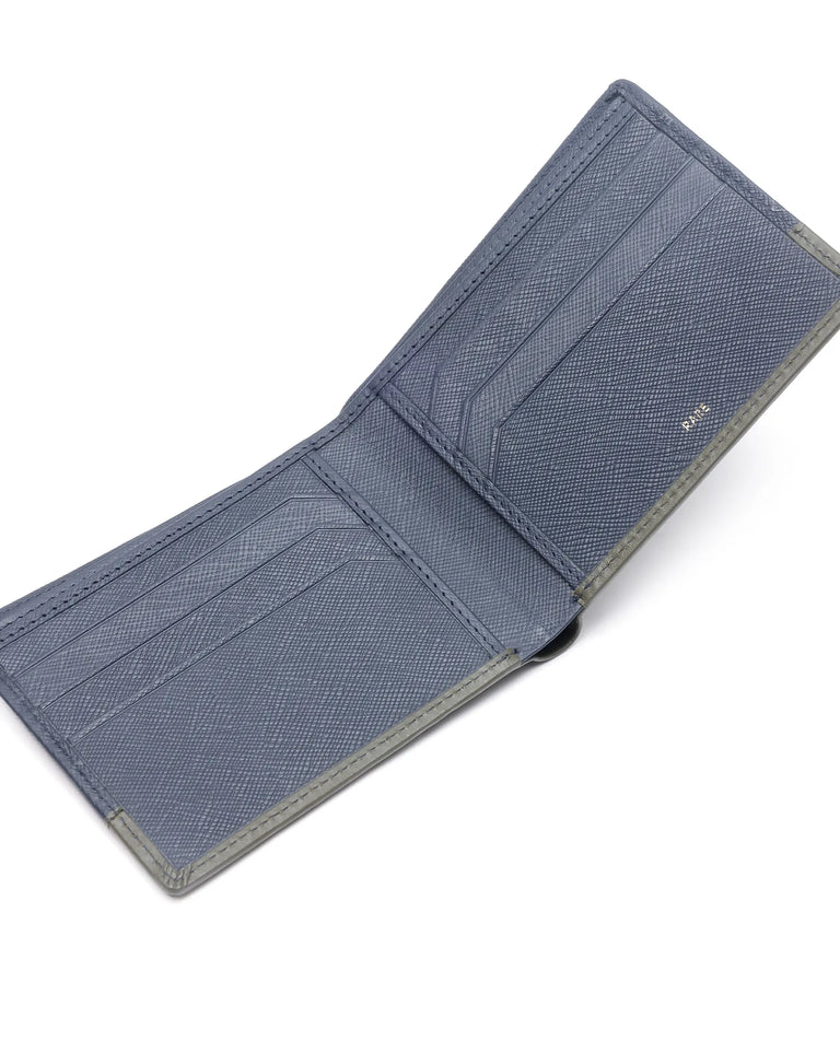 Rare Rabbit Brio (Leather) Wallet-Bi-Fold (Cc)-Navy/Olive