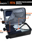 HRX Force Commute Trolley with Laptop Compartment