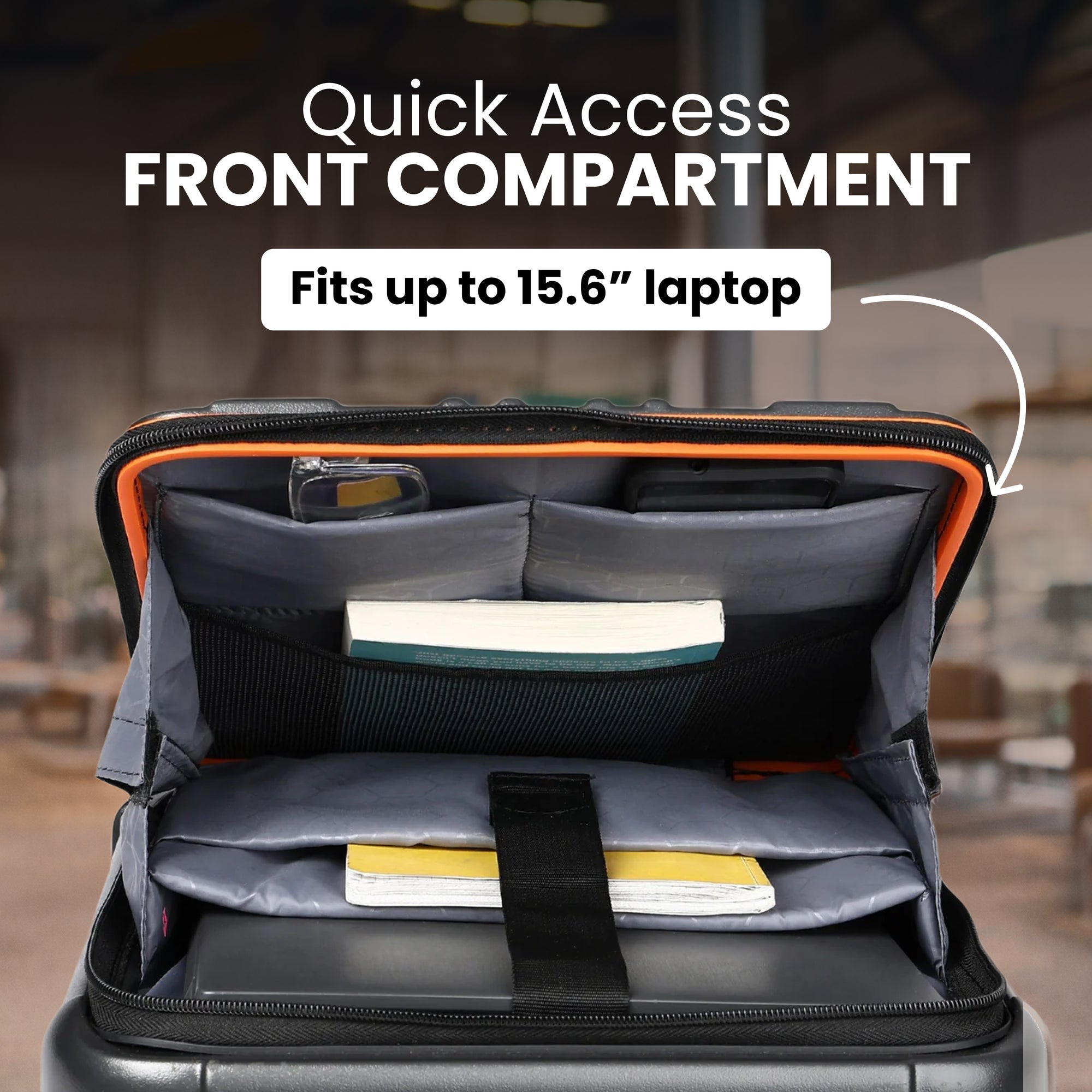 HRX Force Urban Trolley with Laptop Compartment