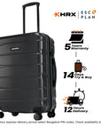 HRX by Hrithik Roshan Medium Check-in Suitcase (65 cm) 8 Wheels - Brute