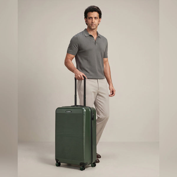 HRX by Hrithik Roshan Small Cabin Suitcase (56 cm) 8 Wheels - Grit