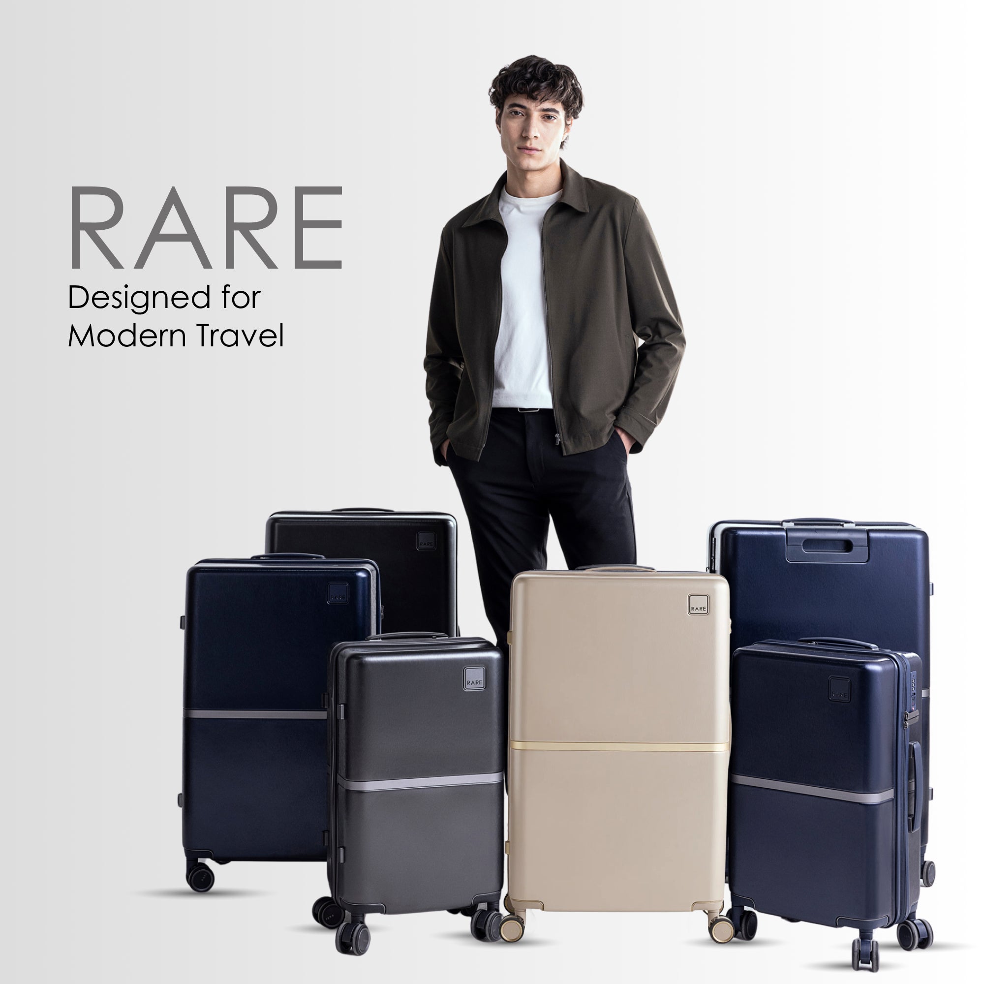 RARE RABBIT Tony Trolley – Hard Shell Polycarbonate Luggage