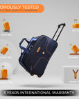 HRX Strolley Duffel Bag - Overdrive Wheel Base Soft Luggage