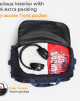HRX Strolley Duffel Bag - Overdrive Wheel Push Button Soft Luggage