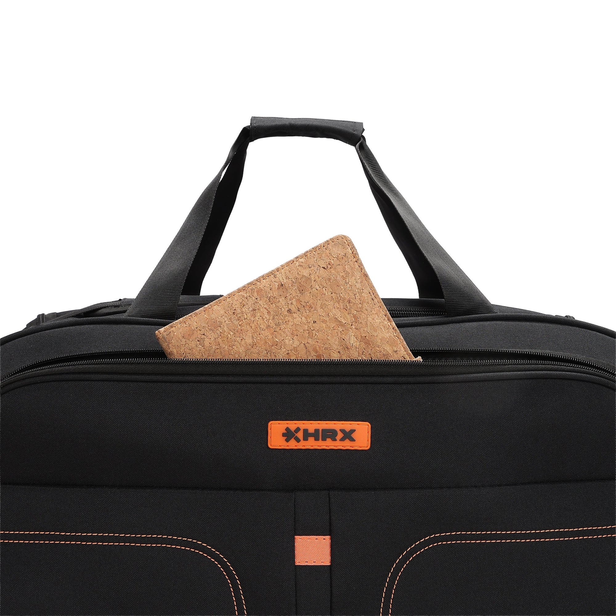 HRX Strolley Duffel Bag - Overdrive Wheel Push Button Soft Luggage