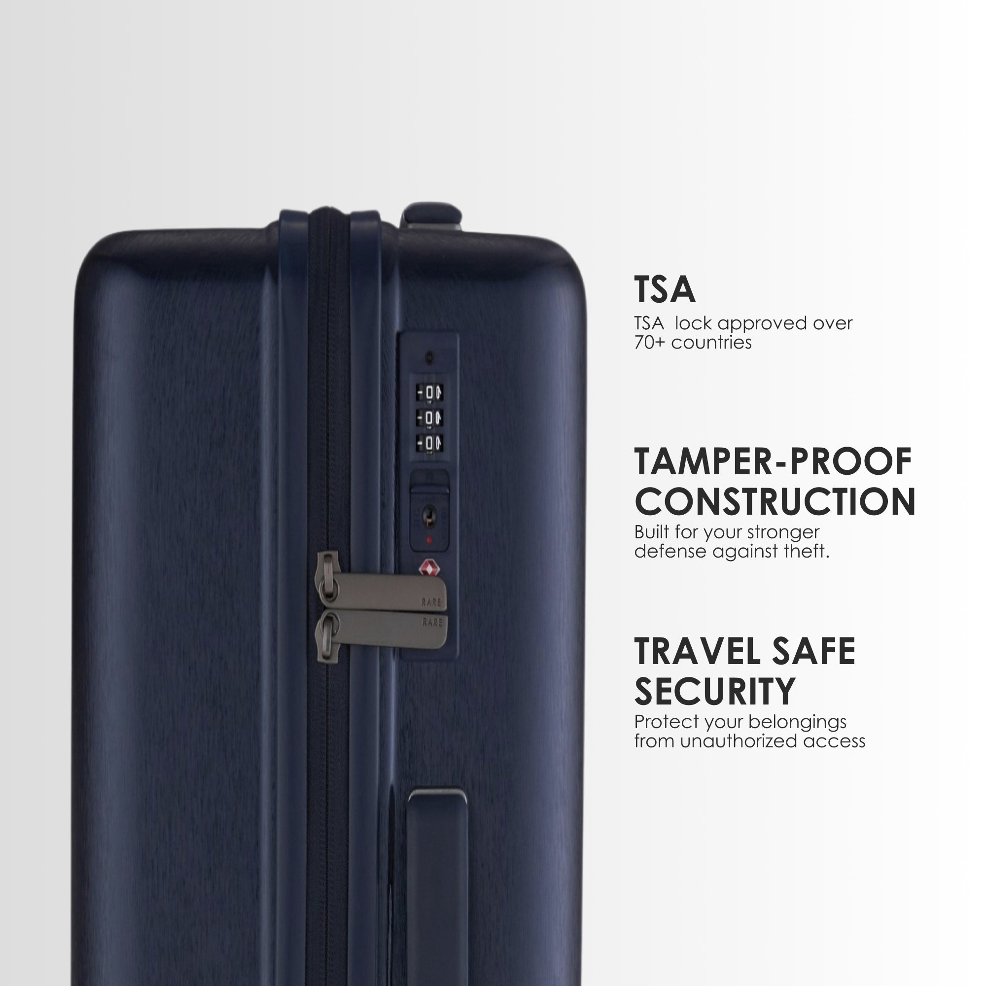 RARE RABBIT Tony Trolley – Hard Shell Polycarbonate Luggage