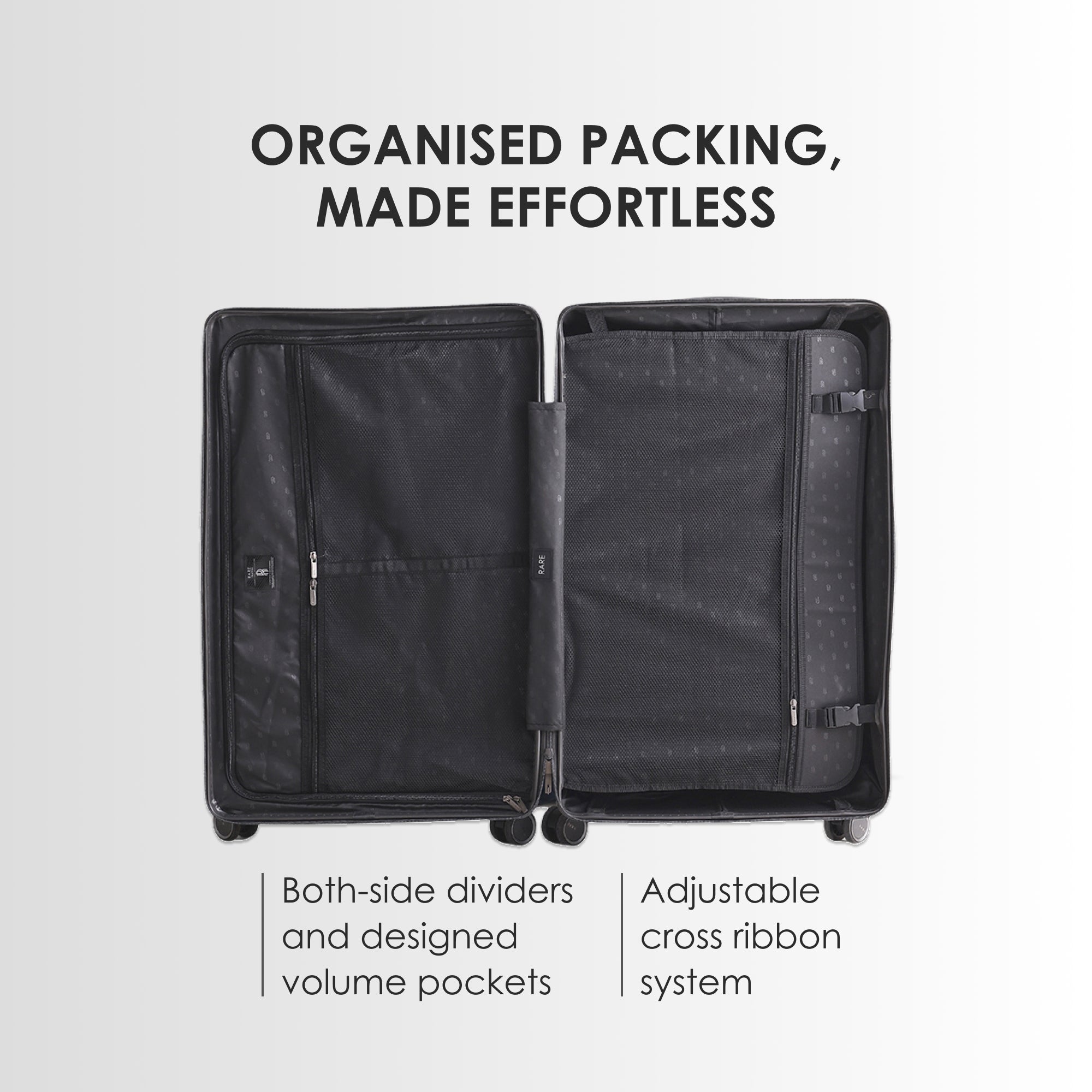 RARE RABBIT Tony Trolley – Hard Shell Polycarbonate Luggage