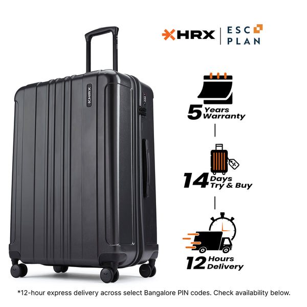 HRX by Hrithik Roshan Large Check-in Suitcase (75 cm) 8 Wheels - Force
