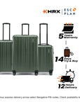 HRX by Hrithik Roshan Hard Body Set of 3 Luggage 8 Wheels - Force