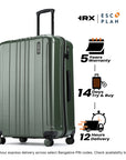HRX by Hrithik Roshan Large Check-in Suitcase (75 cm) 8 Wheels - Force