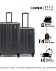 HRX by Hrithik Roshan Hard Body Set of 2 Luggage 8 Wheels - Force