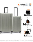 HRX by Hrithik Roshan Hard Body Set of 2 Luggage 8 Wheels - Force