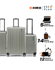 HRX by Hrithik Roshan Hard Body Set of 3 Luggage 8 Wheels - Force