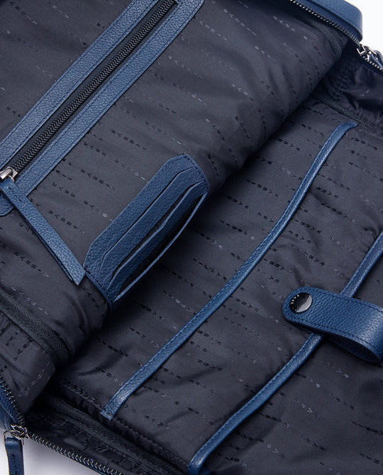 Rare Rabbit Genther (Leather) Backpack-One Size-Blue