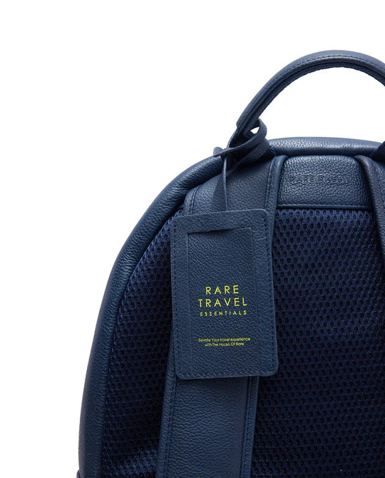 Rare Rabbit Genther (Leather) Backpack-One Size-Blue