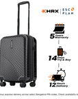 HRX by Hrithik Roshan Small Cabin Suitcase (56 cm) 8 Wheels - Glide