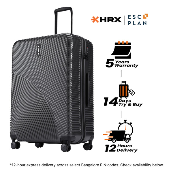 HRX by Hrithik Roshan Large Check-in Suitcase (75 cm) 8 Wheels - Glide