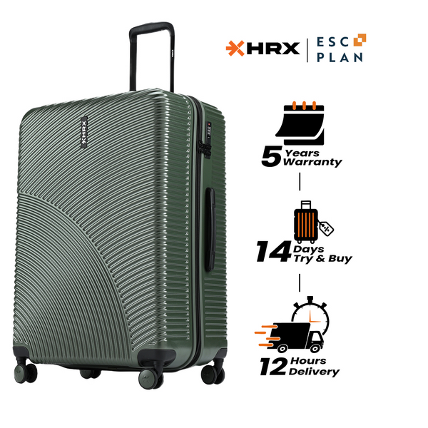 HRX by Hrithik Roshan Large Check-in Suitcase (75 cm) 8 Wheels - Glide