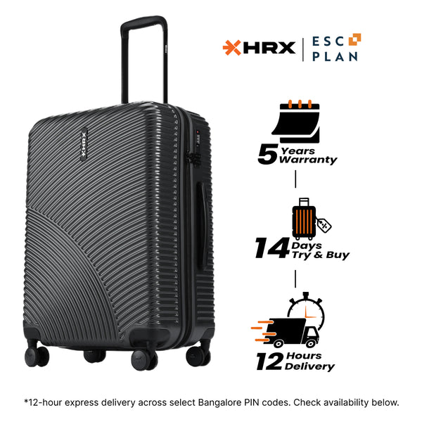 HRX by Hrithik Roshan Medium Check-in Suitcase (65 cm) 8 Wheels - Glide