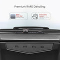 Matte grey polycarbonate trolley front panel with Rare logo and central latch