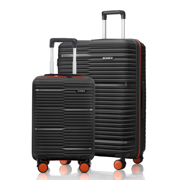 HRX Zanzibar Hard Body Set of 2 Luggage (8 Wheels) - Polypropylene
