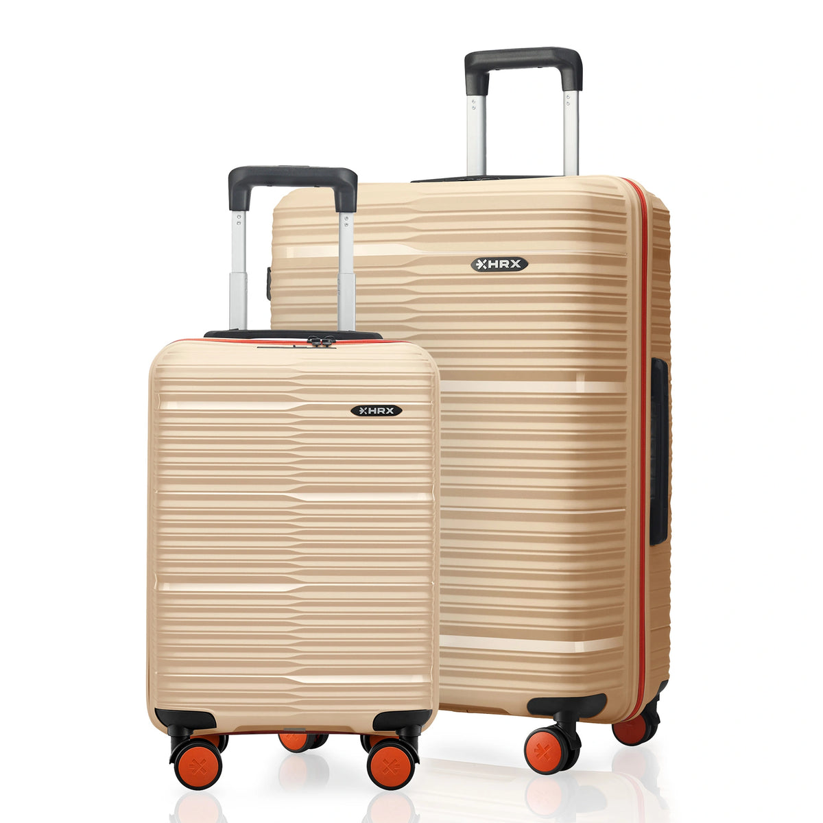 HRX Zanzibar Hard Body Set of 2 Luggage (8 Wheels) - Polypropylene