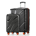HRX Madrid Hard Body Set of 2 Luggage (8 Wheels) - Polypropylene