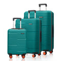 HRX Zanzibar Hard Body Set of 3 Luggage (8 Wheels) - Polypropylene
