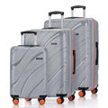 HRX Madrid Hard Body Set of 3 Luggage (8 Wheels) - Polypropylene